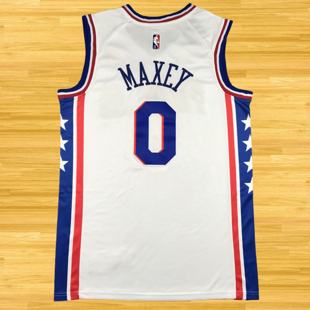 76ers - Tyrese Maxey - 24/25 Jersey - White