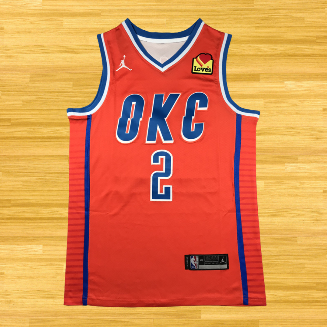 Thunder - Shai Gilgeous Alexander - 24/25 Jersey - Red