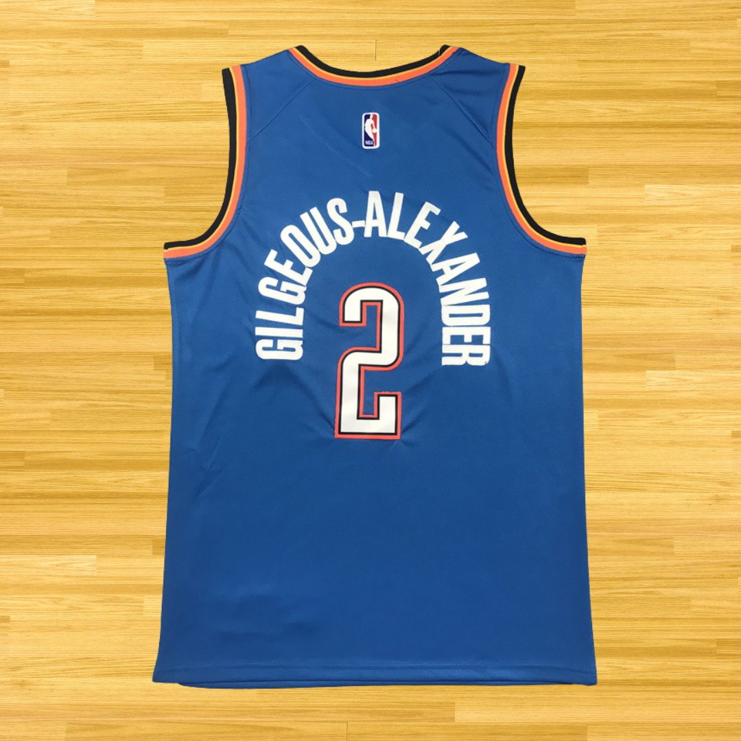 Thunder - Shai Gilgeous Alexander - 24/25 Jersey - Blue