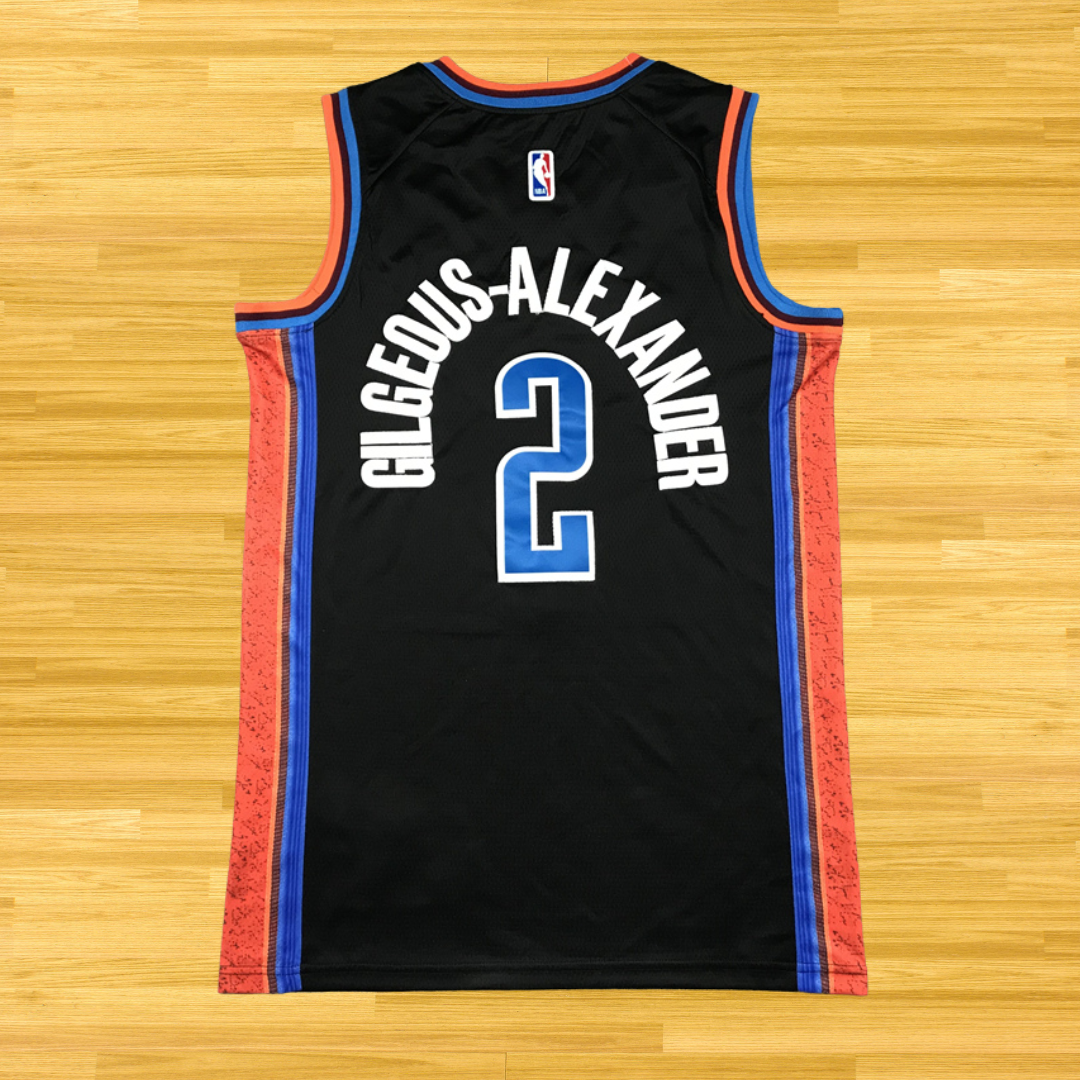 Thunder - Shai Gilgeous Alexander - 24/25 Jersey - Black