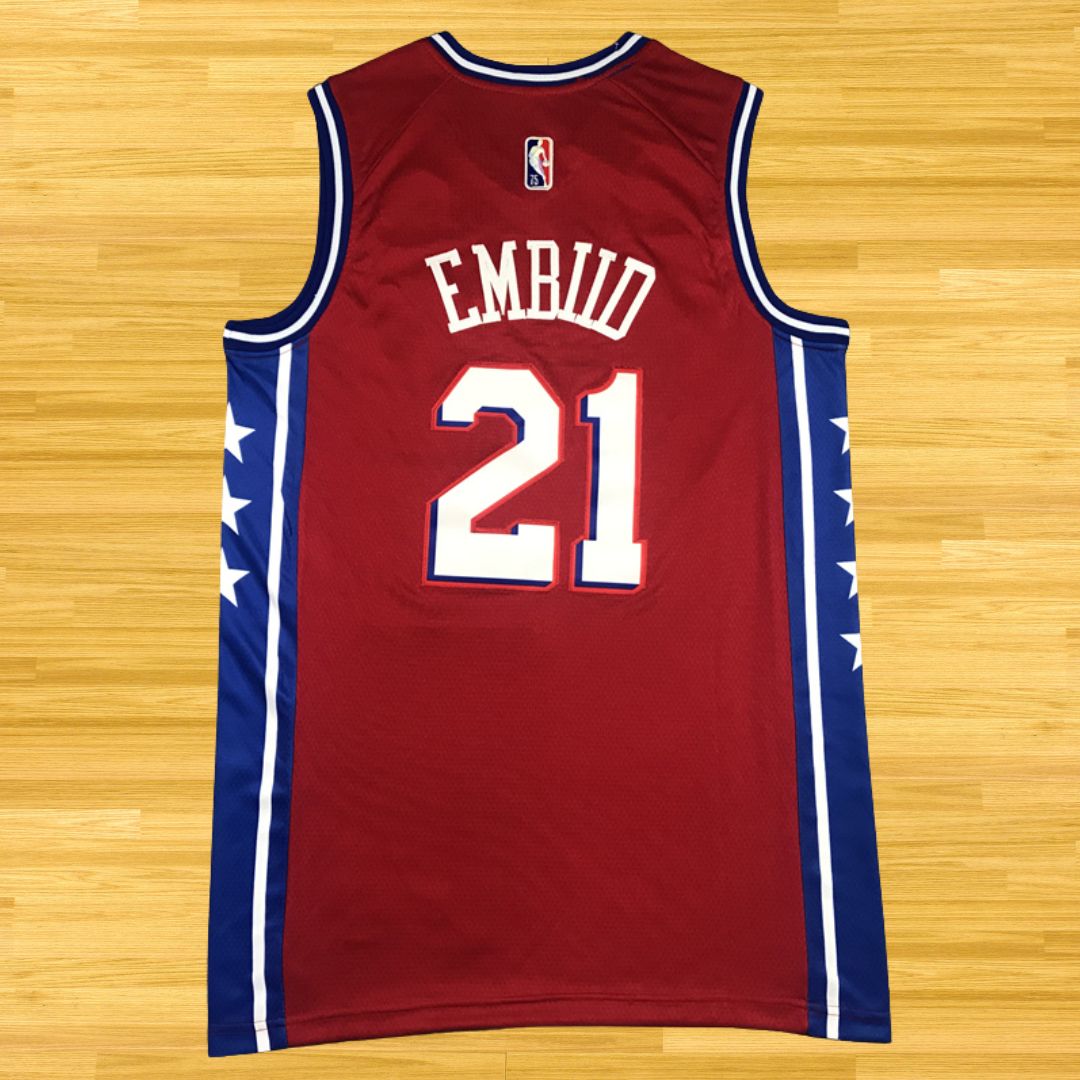 76ers - Joel Embiid - 24/25 Jersey - Red