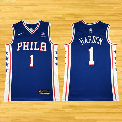 76ers - James Harden - 24/25 Jersey - Blue