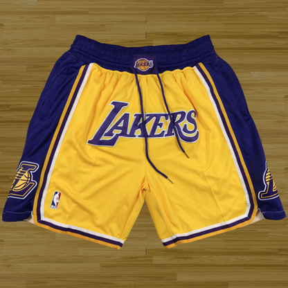 Lakers - Retro Shorts - Yellow