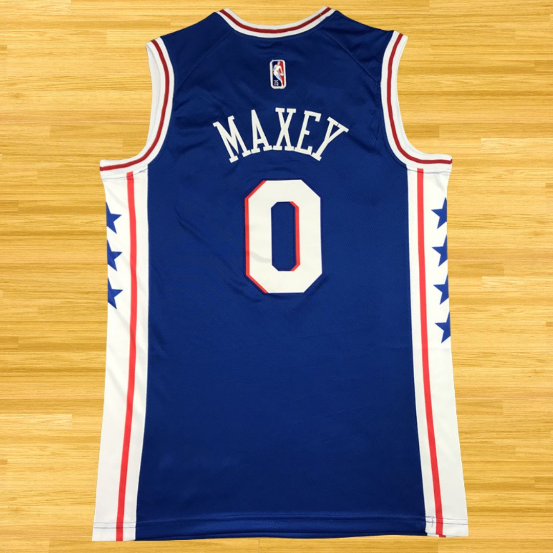 76ers - Tyrese Maxey  - 24/25 Jersey - Blue