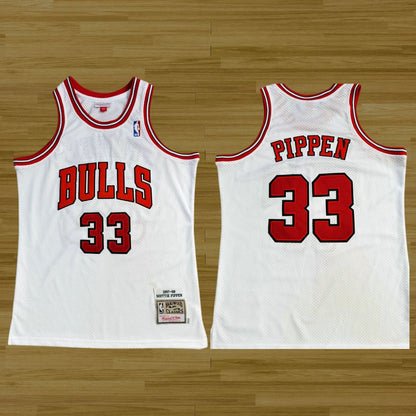 Bulls - Scottie Pippen - Retro Jersey - White