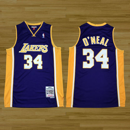 Lakers  - Shaquille O'Neal - Retro Jersey - Purple