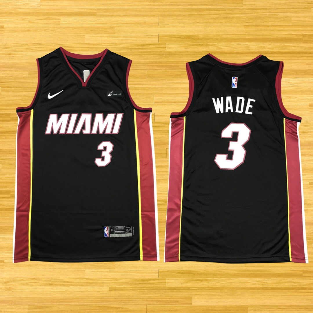 Heat - Dwyane Wade - Retro Jersey - Black