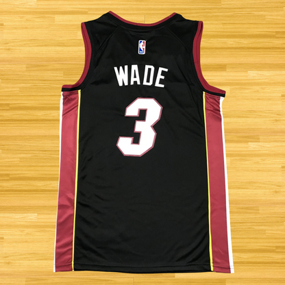 Heat - Dwyane Wade - Retro Jersey - Black