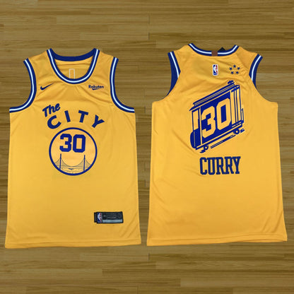 Warriors - Stephen Curry - 24/25 Jersey - City Yellow