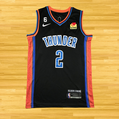 Thunder - Shai Gilgeous Alexander  - 24/25 Jersey - Black