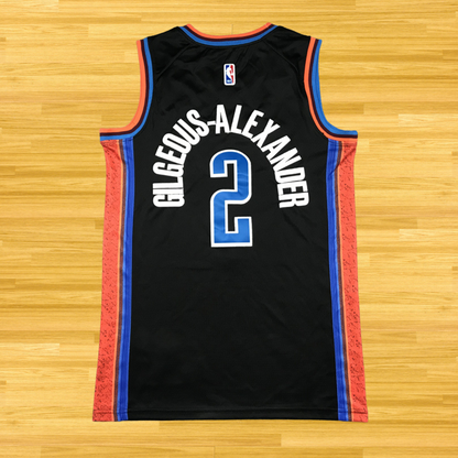 Thunder - Shai Gilgeous Alexander  - 24/25 Jersey - Black