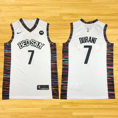 Nets - Kevin Durant - 19/20 Jersey - White