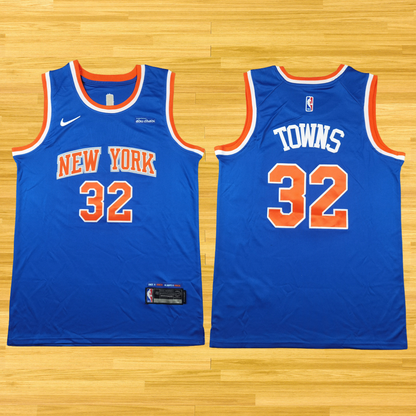 Knicks - Karl Anthony Towns - 24/25 Jersey - Blue