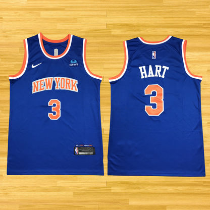 Knicks - Josh Hart  - 24/25 Jersey - Blue